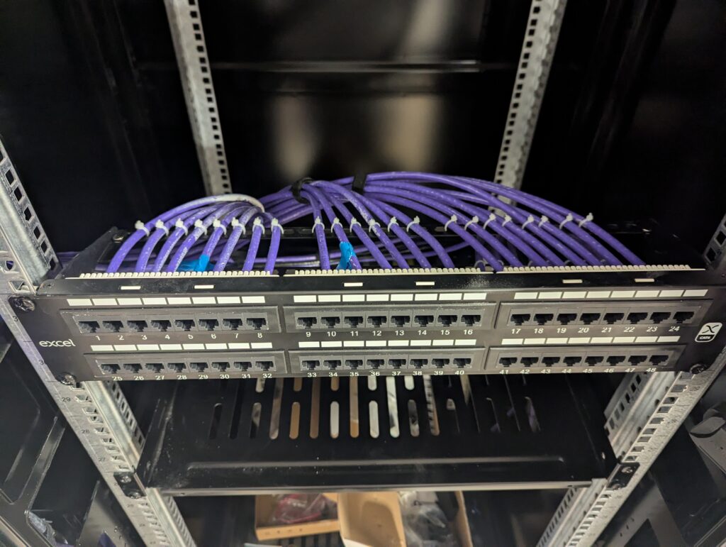 Cabling Installation as part of our IT Support