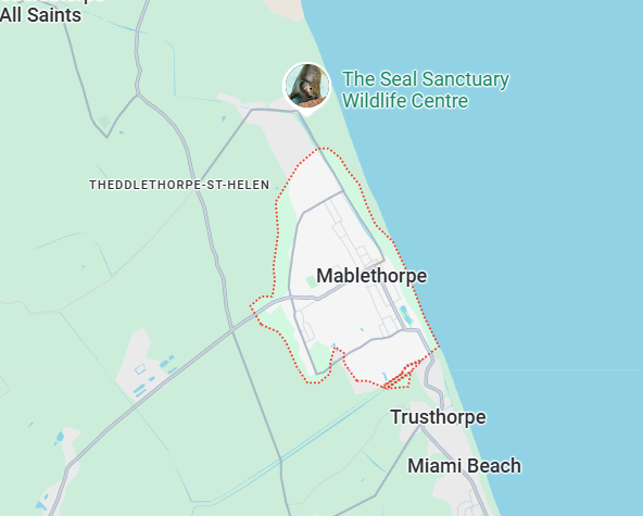 Map of Mablethorpe
