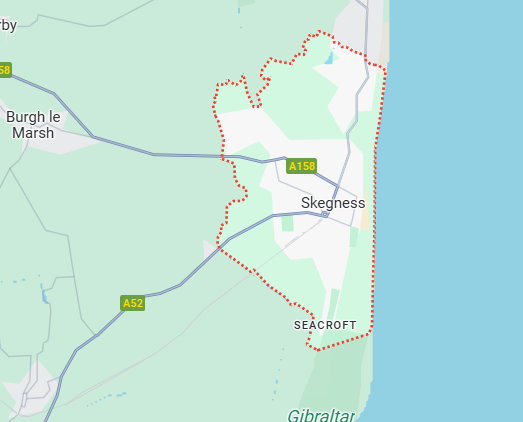 Map of Skegness